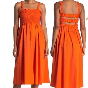 Orange Topshop Dress